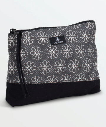 Volcom Schoolyard Canvas Pouch - Black/White